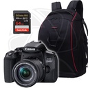CANON CAMERA 850D EF-S18-55mm f/4-5.6 IS STM with Memory Card , Black Bag