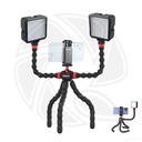 QPS-  Smartphone Twin Light with Octopus Double Arm Bracket 