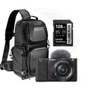Sony ZV-E10 Mirrorless Camera with 16-50mm Lens&amp; Memory Card&amp; BackBag