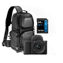 Sony ZV-E10 Mirrorless Camera with 16-50mm Lens&amp; Memory Card&amp; BackBag