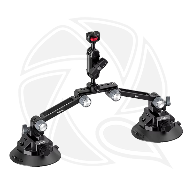 ULANZI  EXTERNAL ARM  FOR SUCTION CUP MOUNT WITH Extended Vacuum Suction Cup 4.5 inch (11.43cm)