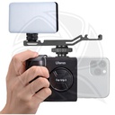 QPS-Bluetooth Shutter Remote Controller with  BI-COLOR LED VIDEO LIGHT
