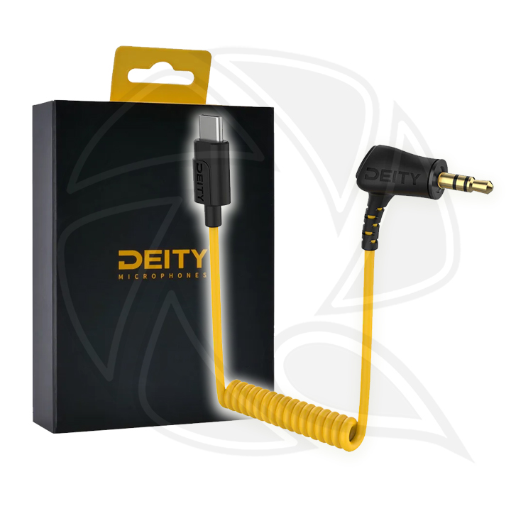 DEITY Microphones 3.5mm TRS to USB-C Coiled Audio Cable Deity C21/DTS0286D65