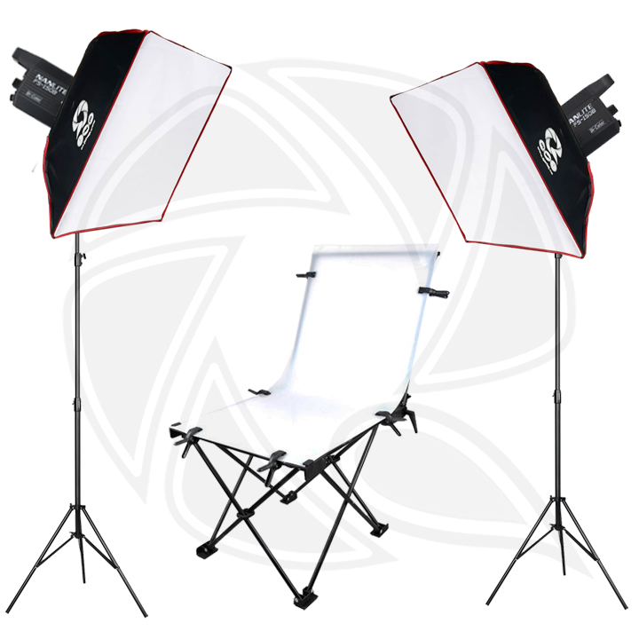 QPS- Lighting and Folded photo table for product photography KIT