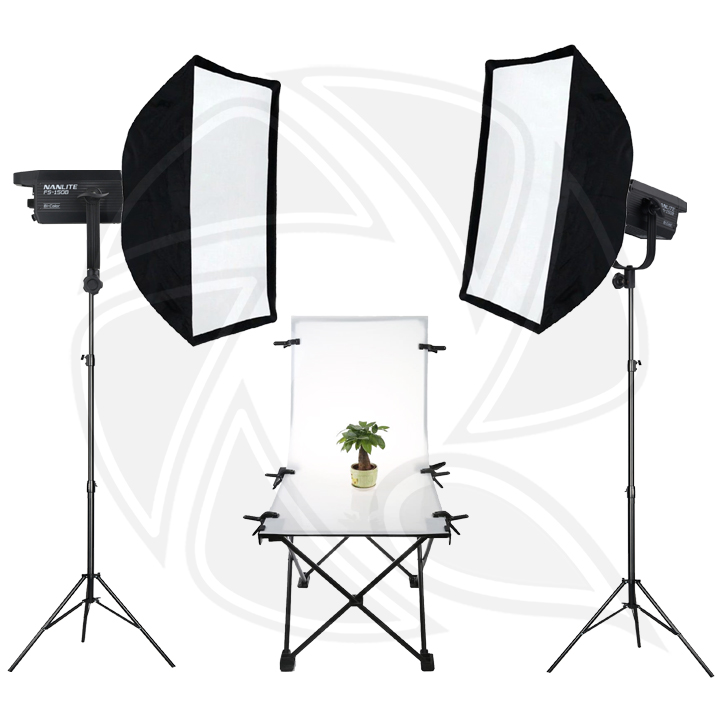 QPS- Lighting and Folded photo table for product photography KIT