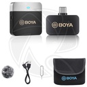 BOYA BY-M1V3 Wireless Microphone System(2.4 GHz) Type-C (Neck mic. Wireless)
