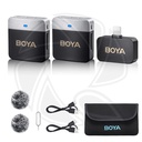 BOYA BY-M1V6 2-Person Wireless Microphone System for iOS Devices (2.4 GHz)(Neck mic. Wireless)