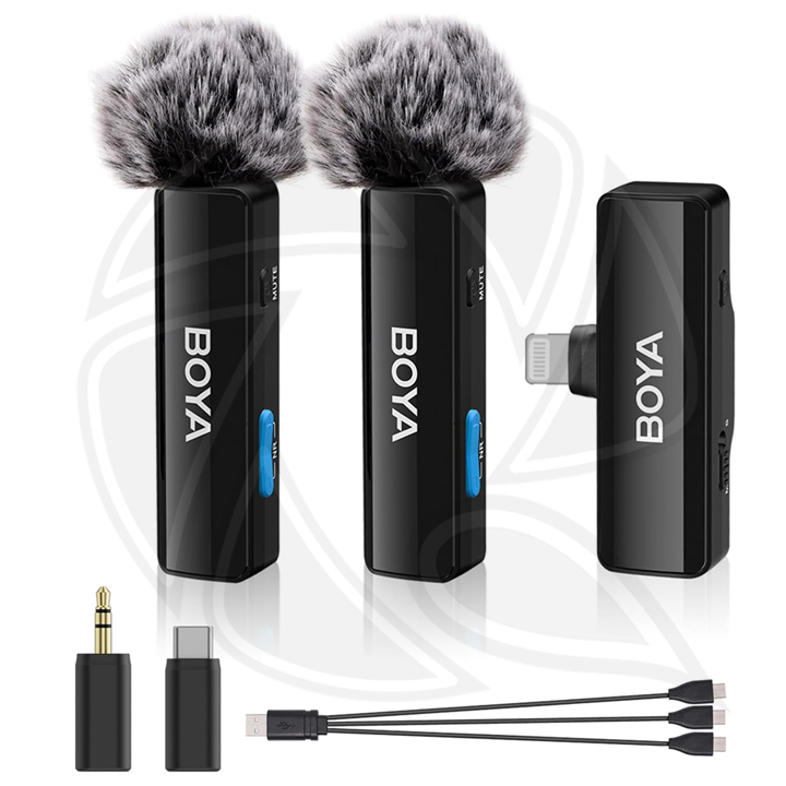 BOYA - BOYALINK A2  All-in-one Design Wireless Microphone System (Neck mic. Wireless)