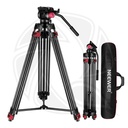 NEEWER TP-M200 200CM HEAVY DUTY VIDEO TRIPOD WITH FLUID DRAG HEAD(10100651) (10104195)