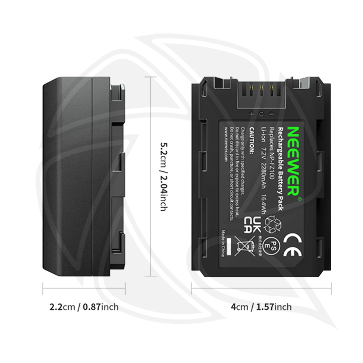 NEEWER NP-FZ100 Digital Battery 7.2v 2280mAh (10094311)