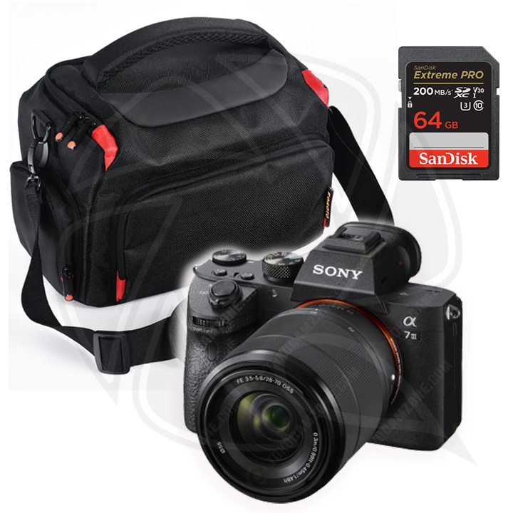 SONY CAMERA A7III KIT 28-70mm with Memory Card &amp; BackBag