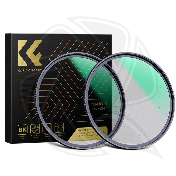 K&amp;F SKU.1914 82mm Black Diffusion 1/4 MRC + 1/8 MRC  -Nano-X Filter Kit