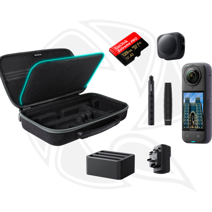 QPS- Insta360 X4 /8K Pocket Action Cam with Important accessories