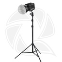 QPS-L023 40W Pro Rechargeable Bi-Color COB Light  with Stand &amp; Mini Ball Head