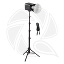 QPS-L024 40W RGB Portable LED Video Light with Stand &amp; Mini Ball Head