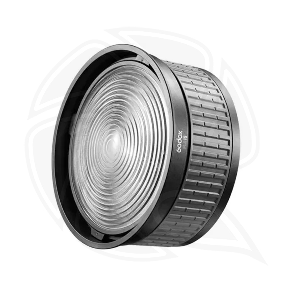 GODOX FLS10 Fresnel Lens 10Inch (25.4cm) with LB-02 FERSNEL BARNDOOR 10 INCH