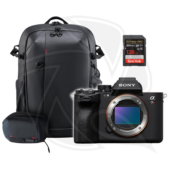 SONY Alpha a7RV Mirrorless Digital Camera (Body Only) with Memory Card &amp; BackBag