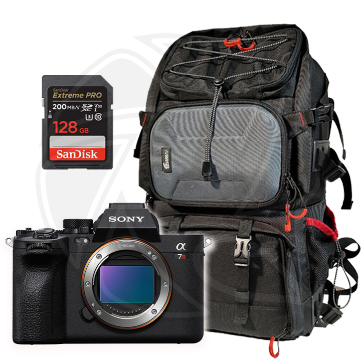 SONY Alpha a7RV Mirrorless Digital Camera (Body Only) with Memory Card &amp; BackBag