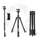 JMARY KT325-NB30 Professional Tripod 164.5cm with Ball Head &amp;Mobile Holder