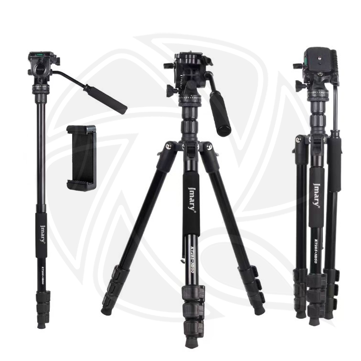 JMARY KT285-NB50 Professional Tripod with Ball Head 175cm