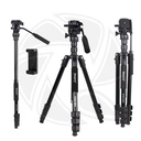JMARY KT285-NB50 Professional Tripod 175cm with Ball Head &amp;Mobile Holder