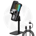 JMARY MC-PW13 RGB USB Wired Recording Microphone 