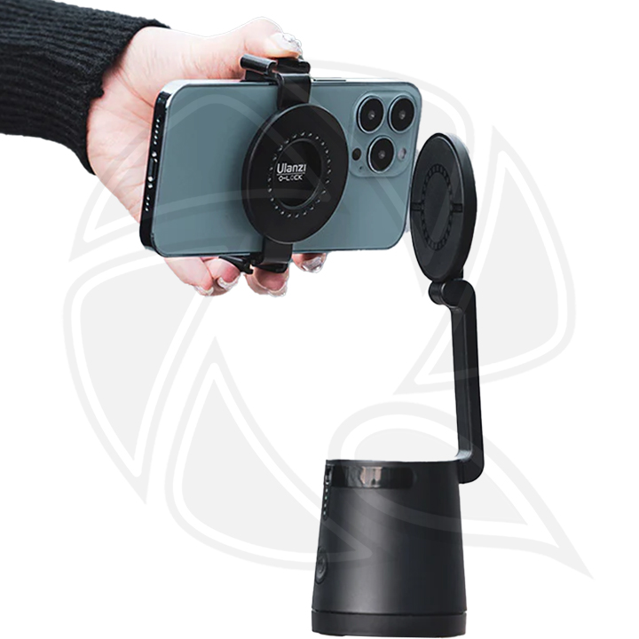 QPS- ULANZI Smartphone Tracking Magnetic Gimbal with Smartphone Clip