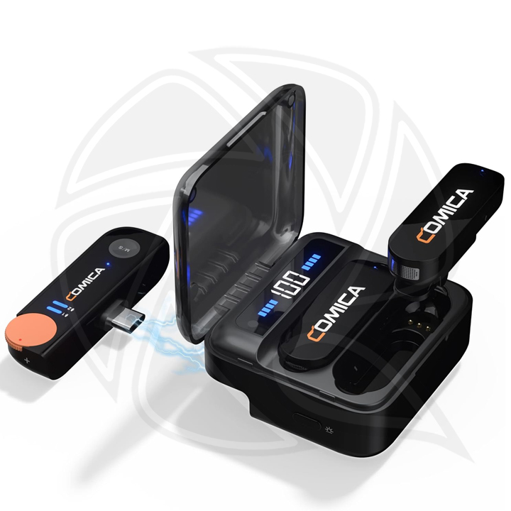 COMICA Vimo S-UC 2.4G Dual-channel Mini Wireless Microphone for Type c