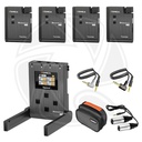 COMICA Boom X-U QUA 4-group Multi-Function Mini UHF Wireless Microphone for Camera