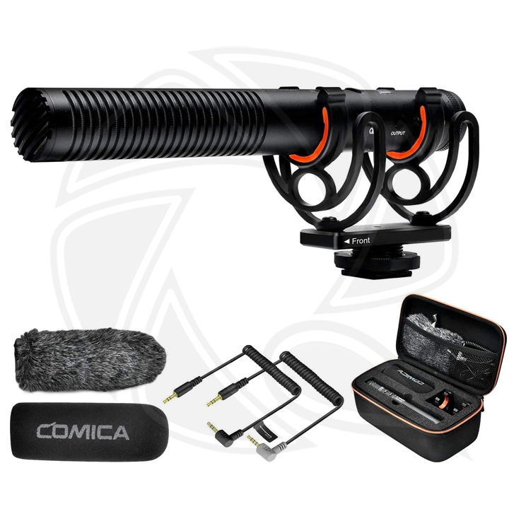 COMICA VM20 Multi-Functional Super Cardioid Condenser Shotgun Microphone