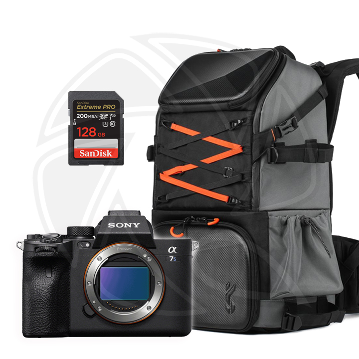SONY Alpha a7SIII Mirrorless Digital Camera (Body Only) with Memory card &amp; Backbag