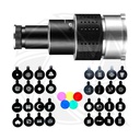 Condenser (MM-06 Pro) Lens Focusing Slide Sheet with Color, 35 Shapes,YC-DJMM508