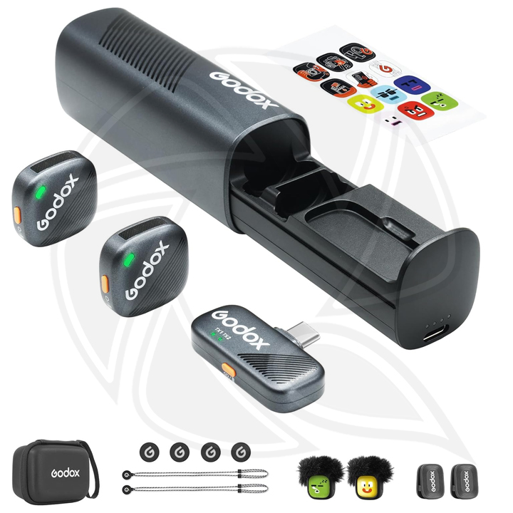 GODOX Cube-Sc kit2 Wireless Microphone System with USB-C 
