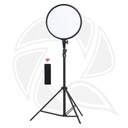 QPS-JMARY FM15RS (38cm)  Bi-color (40w)Video Light with Light Stand