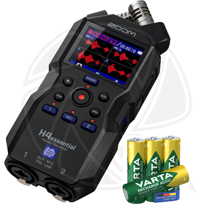 ZOOM H4essential Handy Record 4Track Record for Creators with Battery