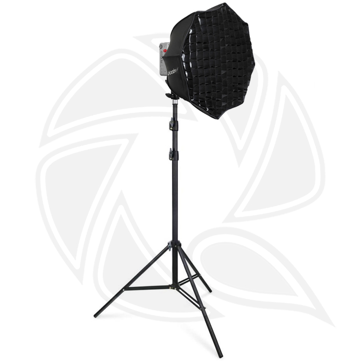 QPS- Portable ML100Bi Bi-Color LED Video Light with Sofbox 60cm