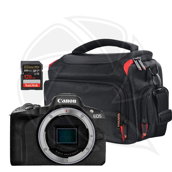 CANON EOS R50 RF 18-45S KIT Mirrorless Camera&amp; Memory Card &amp;  Shoulder Bag
