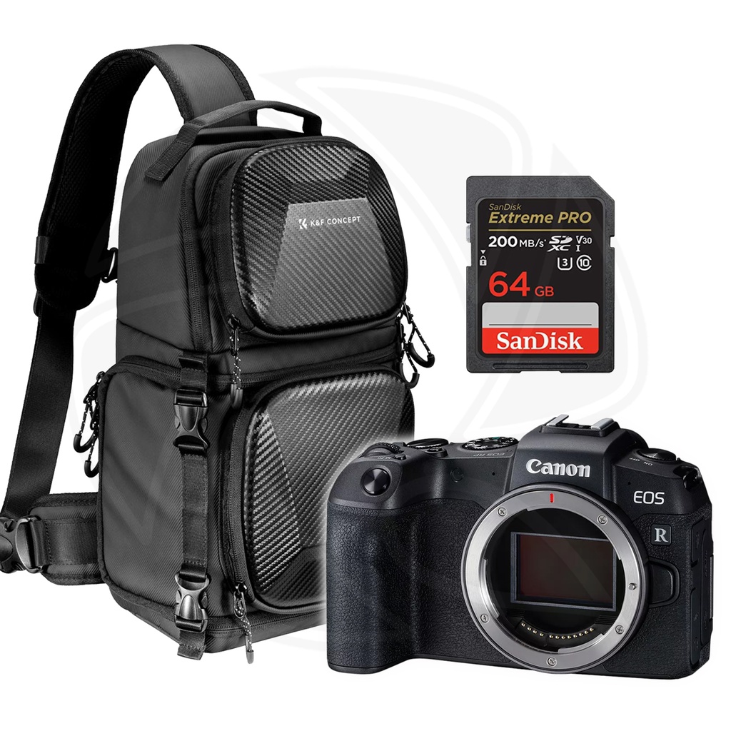 CANON EOS RP Full Frame Mirrorless Body Only with Memory Card &amp;Black Bag