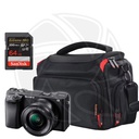 SONY Alpha a6400 Mirrorless Digital Camera with 16-50mm Lens  with Memory Card&amp;Bag 