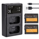 KF28.0015 NP-FW50 2Pack Battery and Dual Slot Battery Charger Type-C