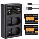 KF28.0012 EN-EL15  2 Pack Battery and Dual Battery Charger Type-c for Nikon