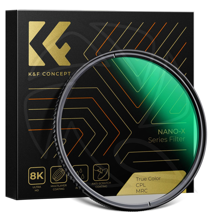 KF01.2372 82mm True Color CPL MRC Nano-X Series Circular Polarizers Filter with 28 Multi-Layer Coatings for Camera Lens  Circular Polarizers Filter with 28 Multi-Layer Coatings for Camera Lens