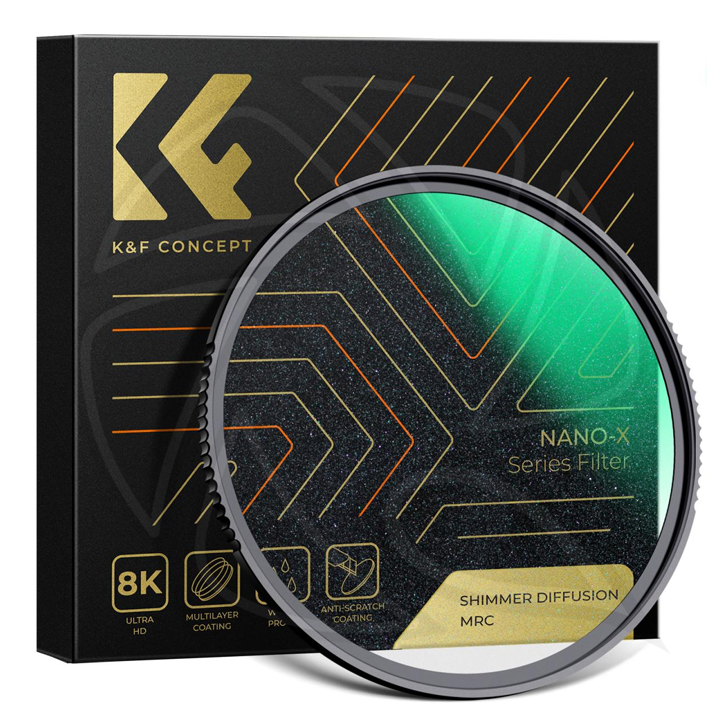 KF01.2170 82mm Shimmer Diffusion MRC Nano-X Series Optical Glass Glimmer Effect Filter for Camera Lens