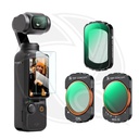 SKU.2148 for DJI Osmo Pocket 3 CPL ND2-32 Black Diffusion1/4 Nano-X Series Magnetic Filter Set, Multi-Coated/HD Optical Glass / Gimbal Compatible