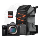 SONY Alpha a7III Mirrorless Digital Camera (Body Only) with Memory Card &amp; Bag &amp; Battery Grip