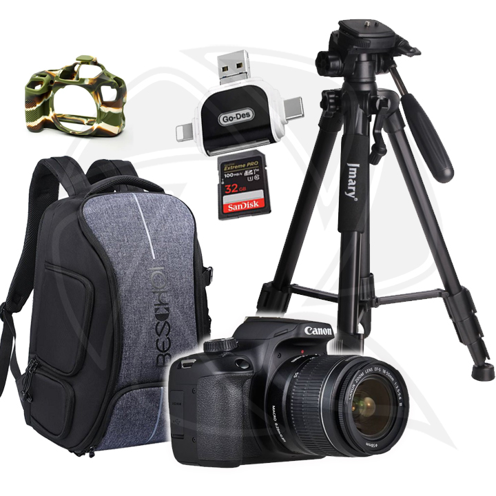CANON CAMERA 4000D 18-55 III KIT DC with Professional Accessories