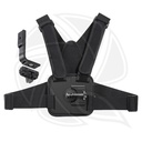 QPS-CM028 Go-Quick II Magnetic Action Camera Body Mount Harness with  L-type Vertical-Horizontal Aluminum