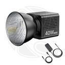 ULANZI LT028 Rechargeable Bi-Color COB Light 40W (L040GBBI)with power Adapter
