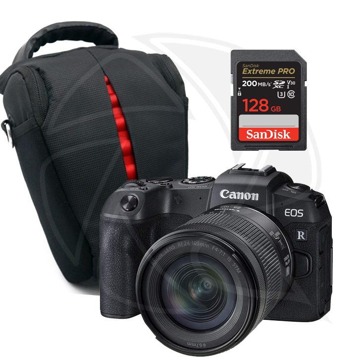 CANON EOS RP Full Frame Mirrorless Body with RF 24-105mm f4-7.1 IS STM with Memory Card &amp; conical Bag