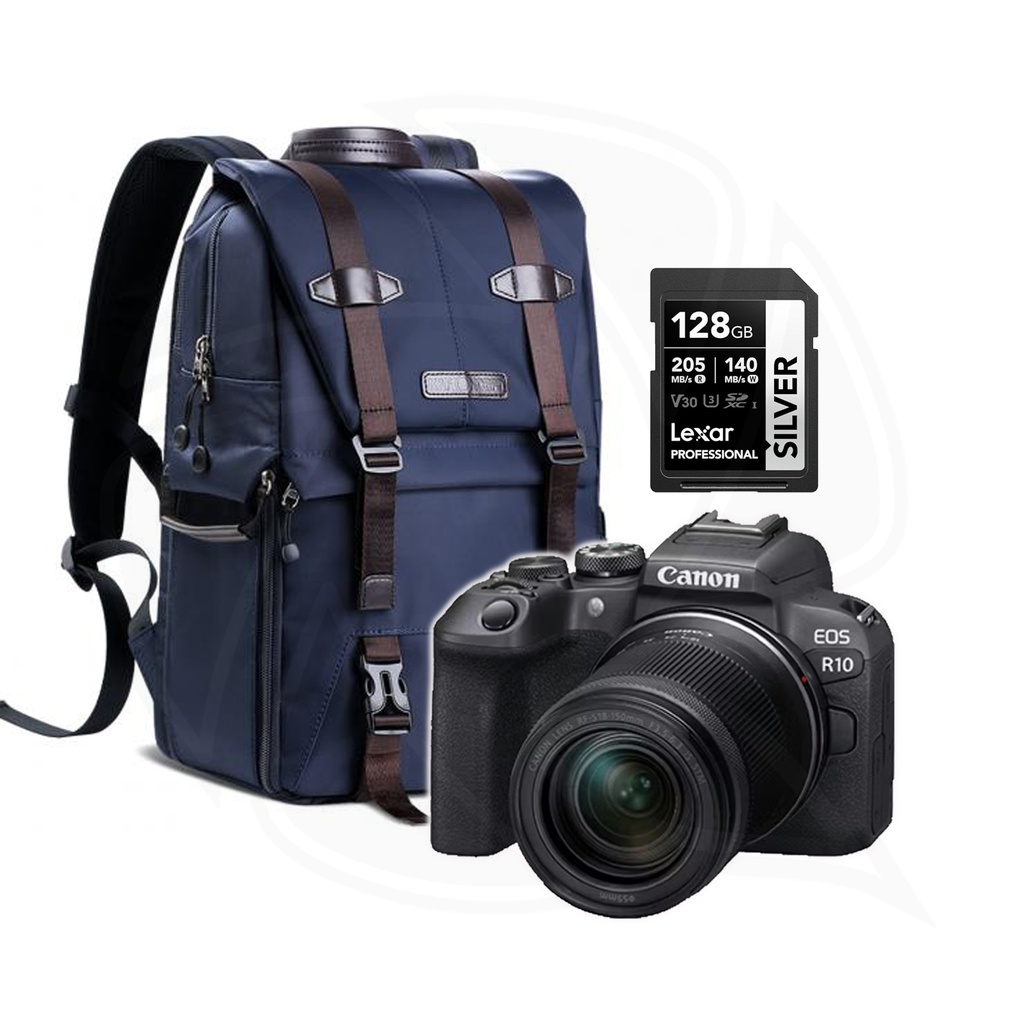 CANON EOS R10 Mirrorless Camera &amp; RF-S 18-150mm F3.5-6.3 IS STM Memory Card &amp;  ConicalBag